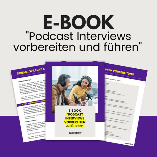 E-Book "Podcast Interviews vorbereiten & führen"